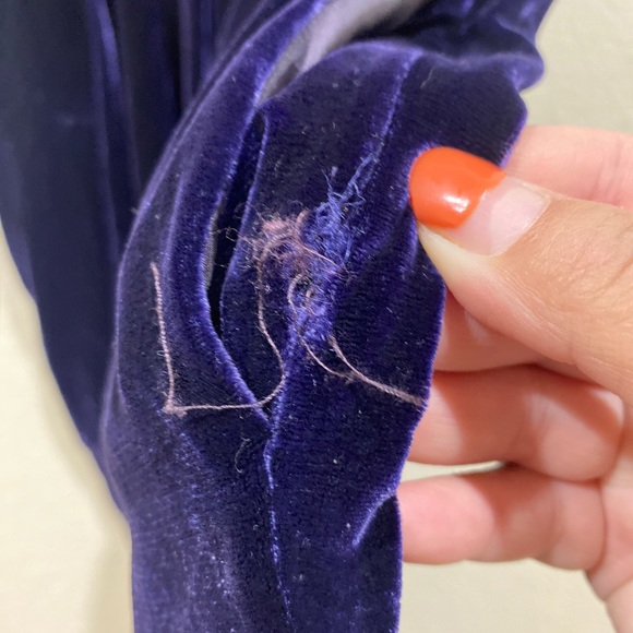 Vintage Jean Paul Gaultier Velvet Dress Size 6 - Picture 4 of 13